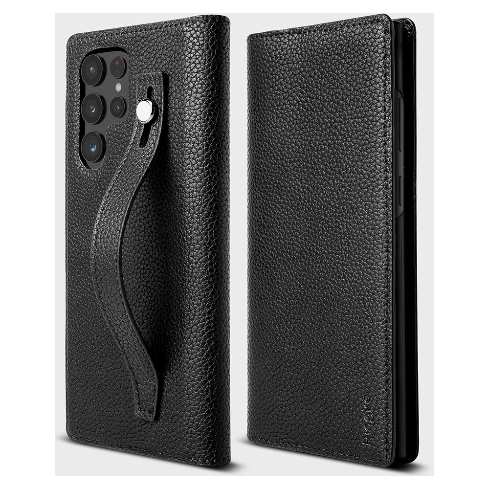 Etui Ringke Folio Signature EZ Strap Samsung Galaxy S22 Ultra Black