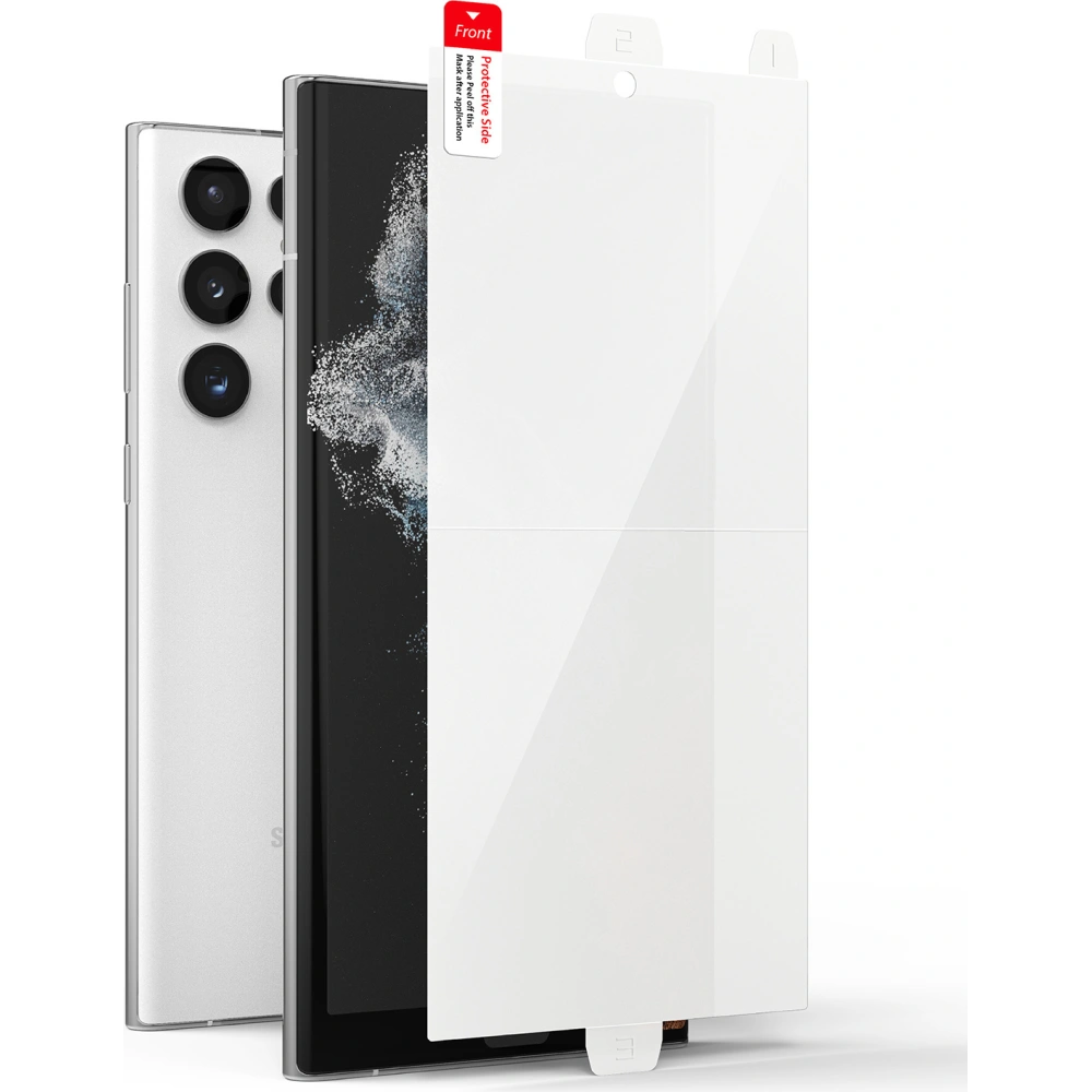 Folia hydrożelowa Ringke Dual Easy Full Cover Samsung Galaxy S22 Ultra Case Friendly