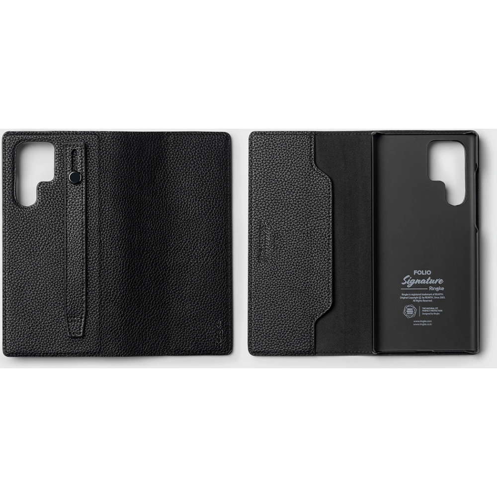 Etui Ringke Folio Signature EZ Strap Samsung Galaxy S22 Ultra Black