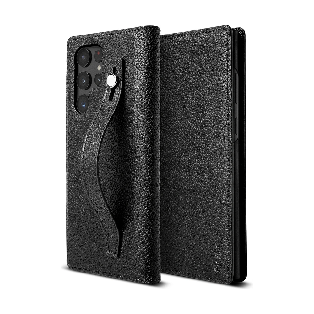 Etui Ringke Folio Signature EZ Strap Samsung Galaxy S22 Ultra Black