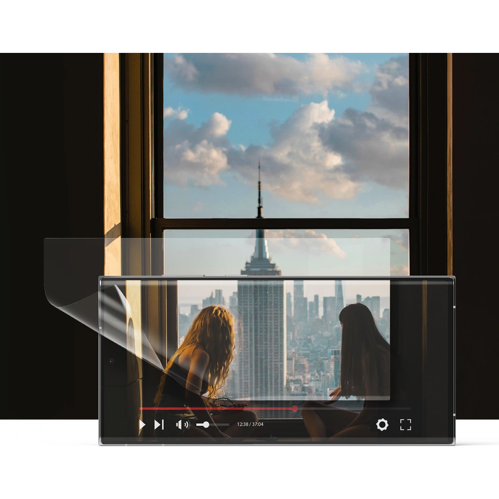 Folia hydrożelowa Ringke Dual Easy Full Cover Samsung Galaxy S22 Ultra Case Friendly