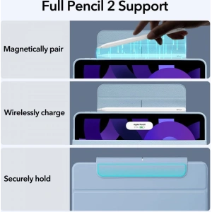 Kup Etui ESR Rebound Hybrid Apple iPad Air 10.9 2020/2022 (4. i 5. generacji) / iPad Air 11 2024 (6. generacji) Silver Grey - ESR483SLVGRY - {ean13} - Sklep Home Screen