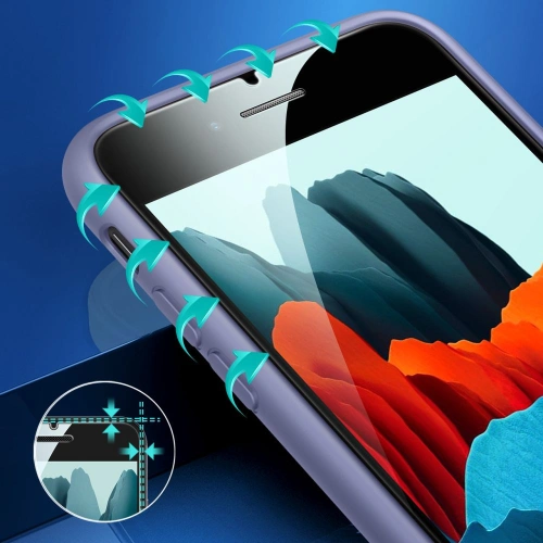 Kup Gehärtetes Glas ESR Bildschirm-Schutz Apple iPhone SE 2022/SE 2020/8/7 Klar [2 PACK] - ESR490 - {ean13} - Sklep Home Screen