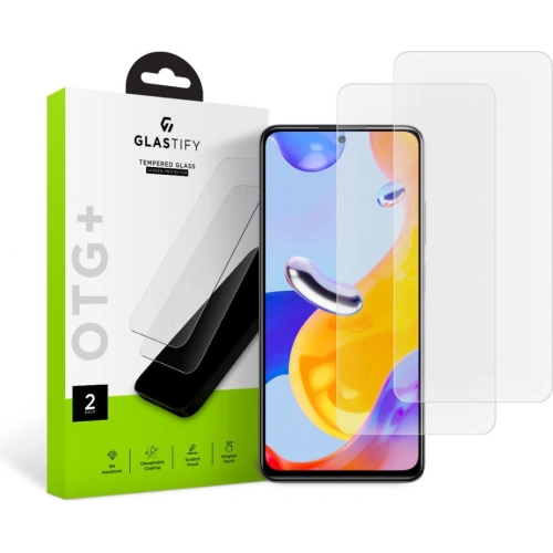 Kup Sticlă securizată Glastify OTG+ Redmi Note 11 Pro LTE/5G Clear [2 PACK] - GST012 - {ean13} - Sklep Home Screen