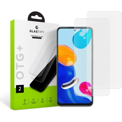 Kup Gehärtetes Glas Glastify OTG+ Redmi Note 11/11S Klar [2 PACK] - GST013 - {ean13} - Sklep Home Screen
