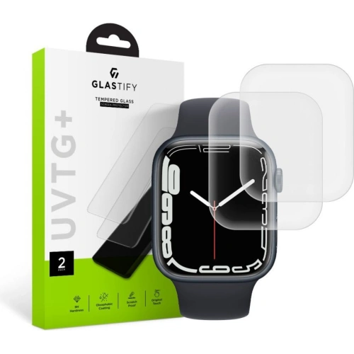 Kup Tvrzené sklo Glastify UVTG+ Apple Watch 4/5/6/7/SE/8/9 40/41mm [2 PACK] - GST014 - {ean13} - Sklep Home Screen