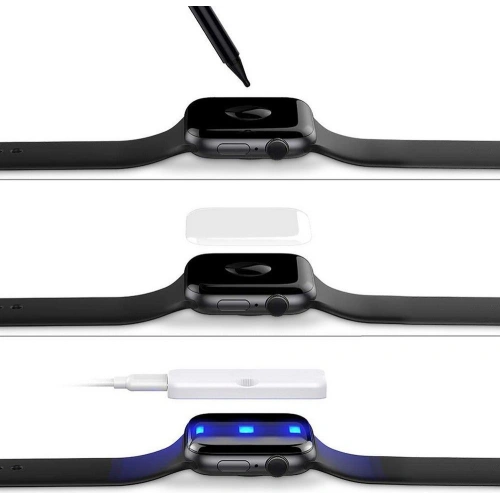 Kup Tvrzené sklo Glastify UVTG+ Apple Watch 4/5/6/7/SE/8/9 40/41mm [2 PACK] - GST014 - {ean13} - Sklep Home Screen