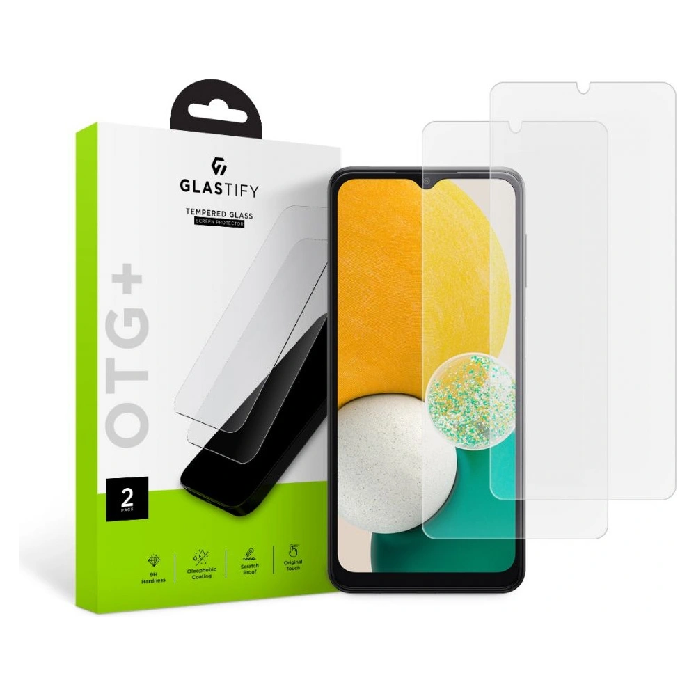 Szkło hartowane Glastify OTG+ Samsung Galaxy A13 LTE Clear [2 PACK]