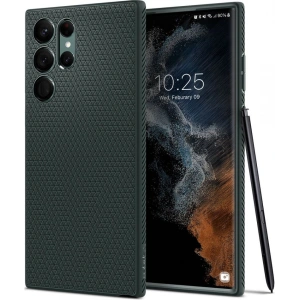 Kup Case Spigen Liquid Air Samsung Galaxy S22 Ultra Abyssgrün - SPN2210ABYGRN - {ean13} - Sklep Home Screen