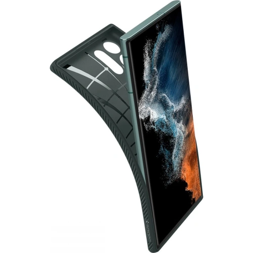 Kup Case Spigen Liquid Air Samsung Galaxy S22 Ultra Abyssgrün - SPN2210ABYGRN - {ean13} - Sklep Home Screen