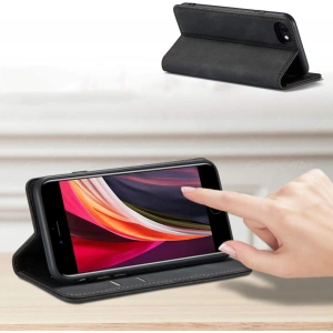 Etui Tech-Protect Wallet Apple iPhone SE 2022/SE 2020/8/7 tmavě šedá
