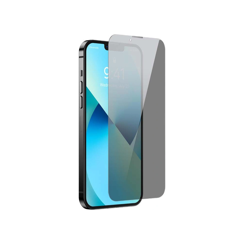 Szkło prywatyzujące 0.3mm Baseus SGBL062002 Privacy Apple iPhone 16e / 14 / 13 / 13 Pro