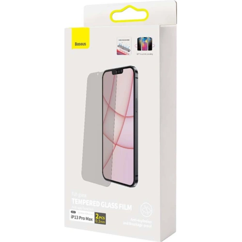 Kup Szkło prywatyzujące 0.3mm Baseus SGBL061402 Privacy Apple iPhone 13 Pro Max [2 PACK] - BSU3200 - {ean13} - Sklep Home Screen