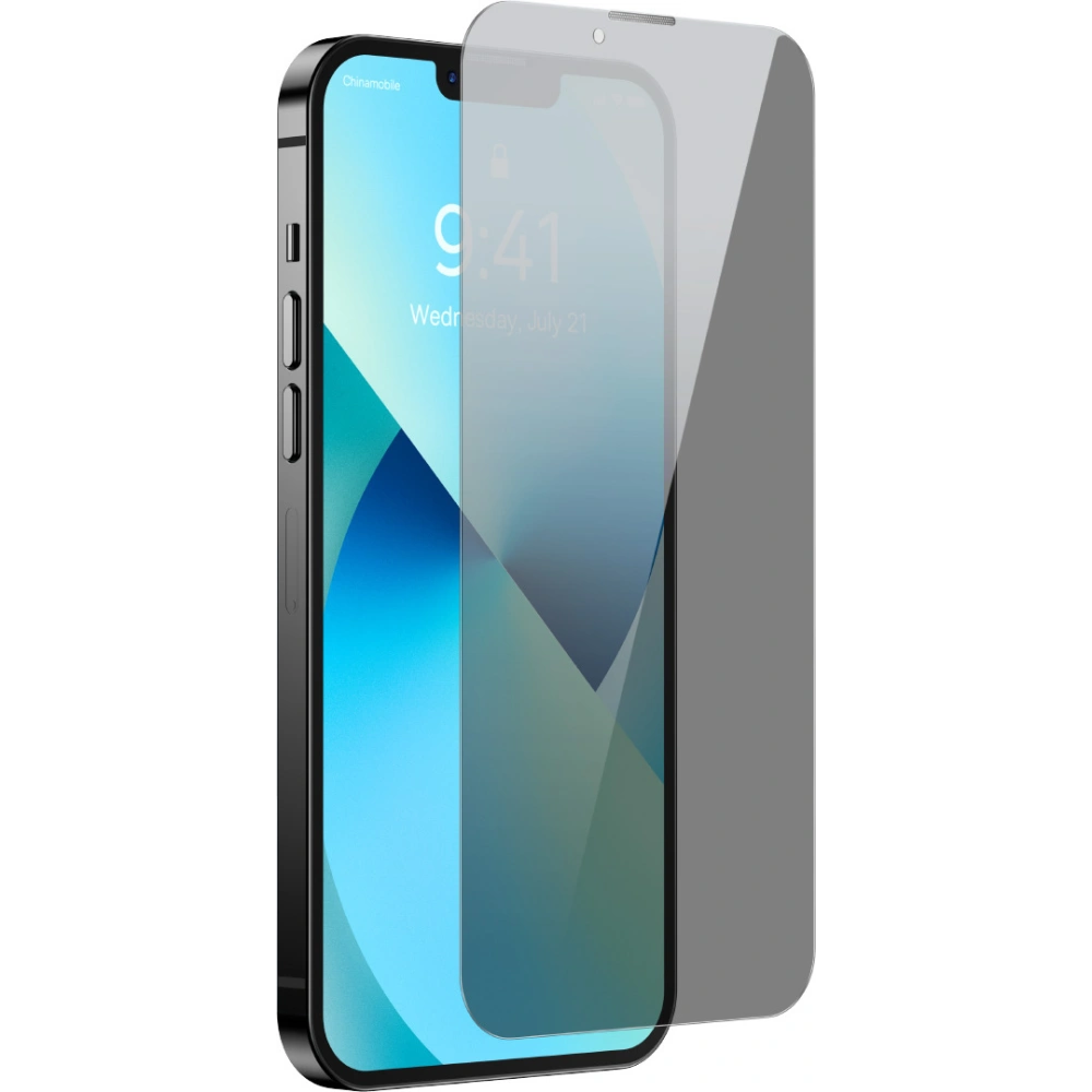 Szkło prywatyzujące 0.3mm Baseus SGBL061302 Privacy Apple iPhone 16e / 14 / 13 / 13 Pro [2 PACK]