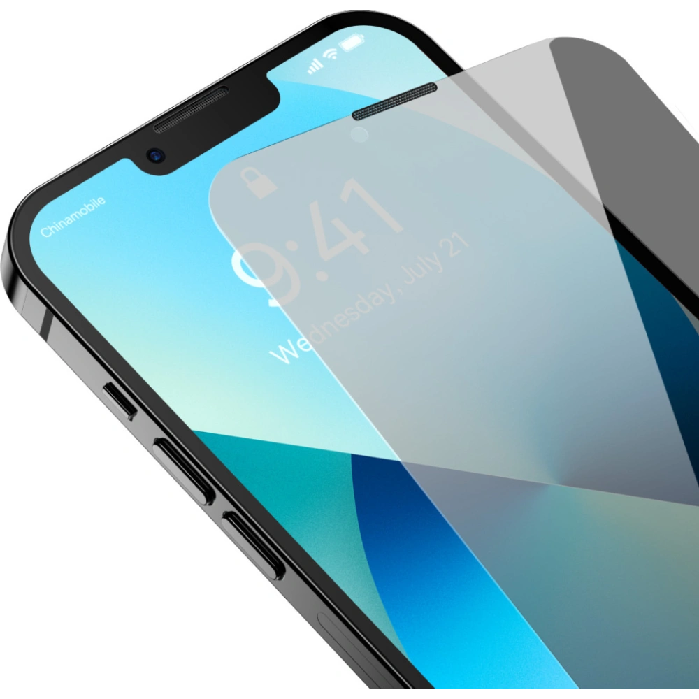 Szkło prywatyzujące 0.3mm Baseus SGBL061302 Privacy Apple iPhone 16e / 14 / 13 / 13 Pro [2 PACK]