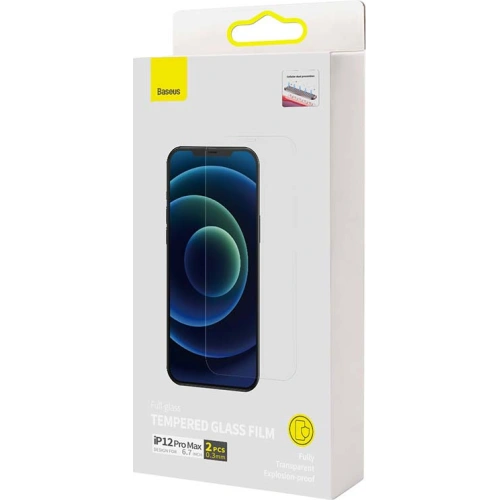 Kup Edzett üveg 0.3mm Baseus SGBL060802 Apple iPhone 12 Pro Max [2 PACK] - BSU3206 - {ean13} - Sklep Home Screen