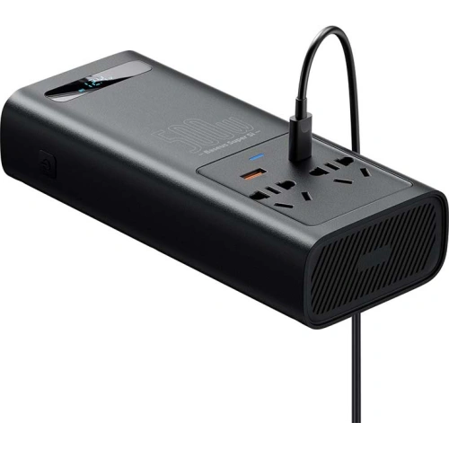 Kup Autós inverter Baseus 500W, 220V, CN/EU (fekete) - BSU3213BLK - {ean13} - Sklep Home Screen