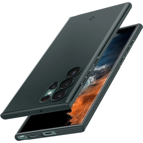 Buy Spigen Thin Fit Samsung Galaxy S22 Ultra Abyss Green - SPN2214ABYGRN - {ean13} - Home Screen Store Europe