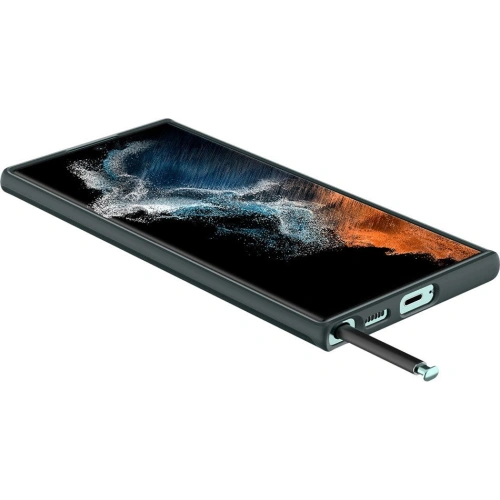 Kup Etui Spigen Thin Fit Samsung Galaxy S22 Ultra Abyss Green - SPN2214ABYGRN - {ean13} - Sklep Home Screen