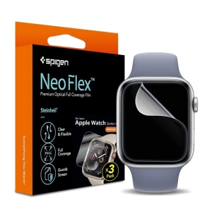 Kup 3x Folia Spigen Neo Flex HD Apple Watch 4/5/6/7/8/9/SE 44/45mm - SPN321 - {ean13} - Sklep Home Screen
