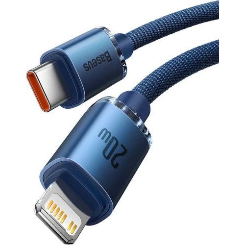 Kup Cablul USB-C la Lightning Baseus Crystal, 20W, 1.2m (albastru) - BSU3214BLU - {ean13} - Sklep Home Screen