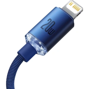 USB-C zu Lightning Kabel Baseus Crystal, 20W, 1.2m (blau)