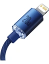 Kup USB-C to Lightning kábel Baseus Crystal, 20W, 1.2m (kék) - BSU3214BLU - {ean13} - Sklep Home Screen