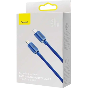 USB-C zu Lightning Kabel Baseus Crystal, 20W, 1.2m (blau)