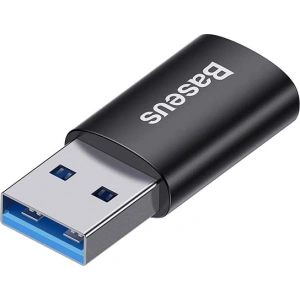 USB-A zu USB-C Adapter Baseus Ingenuity OTG (schwarz)