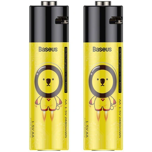 Kup Akumulátory Baseus, 2xAA, 1920mAh, micro USB (černo-žluté) - BSU3220BLKYEL - {ean13} - Sklep Home Screen