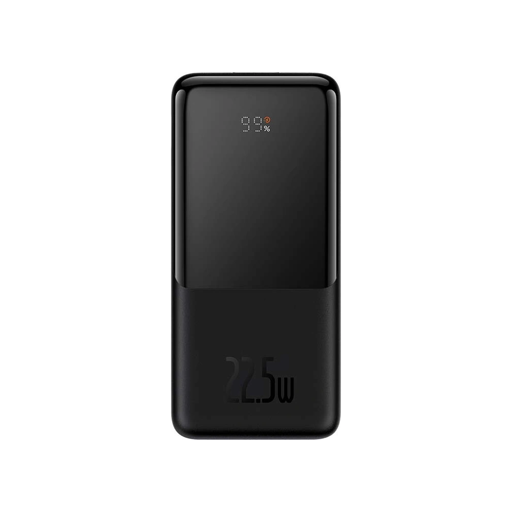 Powerbank Baseus Elf 10000mAh 22.5W + kabel USB-C, Lightning (czarny)