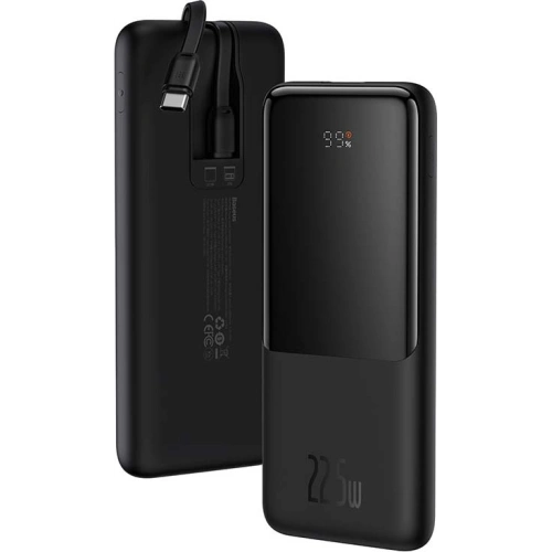 Kup Powerbank Baseus Elf 10000mAh 22.5W + cablu USB-C, Lightning (negru) - BSU3221BLK - {ean13} - Sklep Home Screen