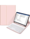 Etui Tech-Protect SC Pen + Keyboard Apple iPad 10.2 2019/2020/2021 (7., 8. és 9. generáció) Rózsaszín