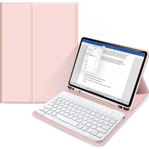 Kup Etui Tech-Protect SC Pen + Keyboard Apple iPad Air 10.9 2020/2022 (4. și 5. generație) / iPad Air 11 2024 (6. generație) Roz - THP954PNK - {ean13} - Sklep Home Screen