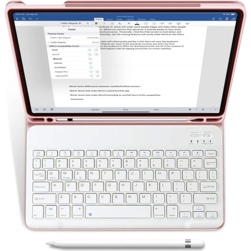 Kup Case Tech-Protect SC Pen + Tastatur Apple iPad Air 10,9 2020/2022 (4. und 5. Generation) / iPad Air 11 2024 (6. Generation) Rosa - THP954PNK - {ean13} - Sklep Home Screen