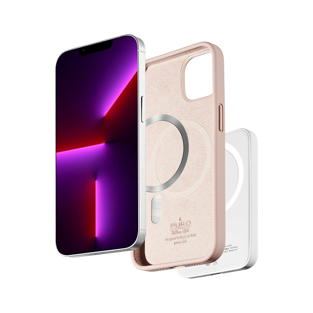 Etui PURO ICON MAG MagSafe Apple iPhone 13 Pro (różowy)
