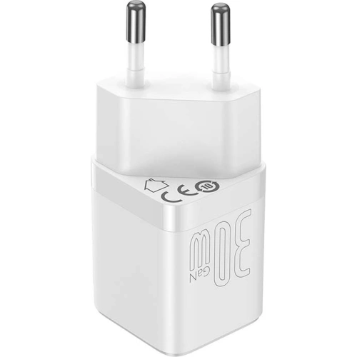 Kup Ładowarka sieciowa Baseus GaN3 USB-C 30W (biała) - BSU3222WHT - {ean13} - Sklep Home Screen