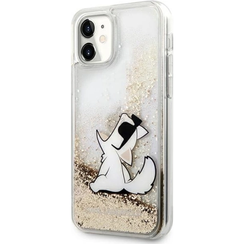Kup Etui Karl Lagerfeld KLHCN61GCFD Apple iPhone 11 arany/hardcase Liquid Glitter Choupette Fun - KLD902GLD - {ean13} - Sklep Home Screen