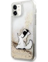 Kup Etui Karl Lagerfeld KLHCN61GCFD Apple iPhone 11 arany/hardcase Liquid Glitter Choupette Fun - KLD902GLD - {ean13} - Sklep Home Screen