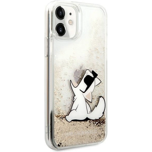 Kup Etui Karl Lagerfeld KLHCN61GCFD Apple iPhone 11 arany/hardcase Liquid Glitter Choupette Fun - KLD902GLD - {ean13} - Sklep Home Screen