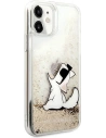 Kup Etui Karl Lagerfeld KLHCN61GCFD Apple iPhone 11 arany/hardcase Liquid Glitter Choupette Fun - KLD902GLD - {ean13} - Sklep Home Screen