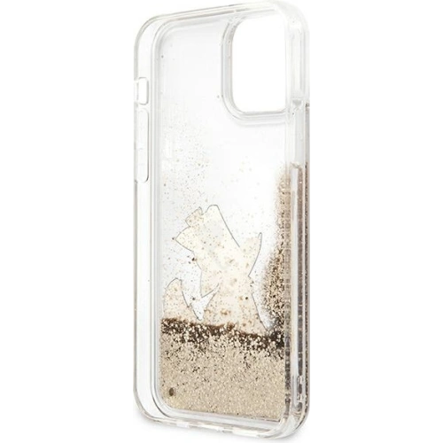Kup Etui Karl Lagerfeld KLHCP12MGCFD Apple iPhone 12/12 Pro auriu/gold hardcase Liquid Glitter Choupette Fun - KLD903GLD - {ean13} - Sklep Home Screen