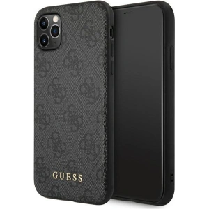 Kup Etui Guess GUHCN58G4GFGR Apple iPhone 11 Pro šedé/grey tvrdé pouzdro 4G Metal Gold Logo - GUE1670GRY - {ean13} - Sklep Home Screen
