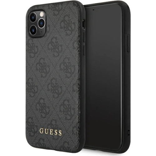 Kup Etui Guess GUHCN58G4GFGR Apple iPhone 11 Pro szürke/grey kemény tok 4G Metal Gold Logo - GUE1670GRY - {ean13} - Sklep Home Screen