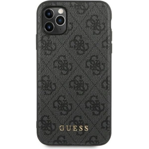 Kup Etui Guess GUHCN58G4GFGR Apple iPhone 11 Pro szary/grey hard case 4G Metal Gold Logo - GUE1670GRY - {ean13} - Sklep Home Screen