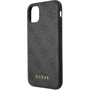 Kup Etui Guess GUHCN58G4GFGR Apple iPhone 11 Pro gri/grey carcasă dură 4G Metal Gold Logo - GUE1670GRY - {ean13} - Sklep Home Screen