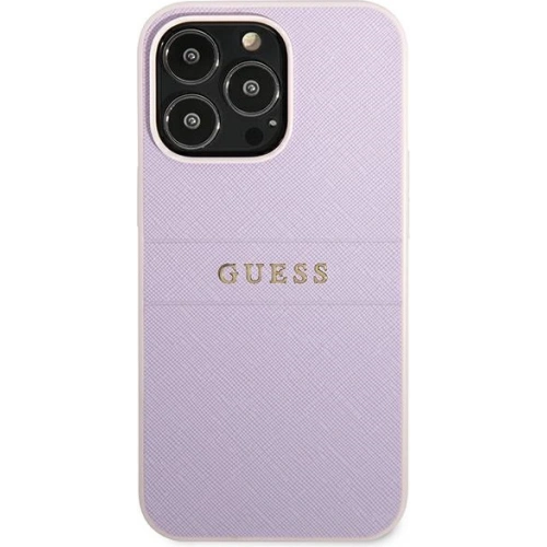 Kup Etui Guess GUHCP13LPSASBPU Apple iPhone 13 Pro purpurowy/purple Saffiano Hot Stamp & Metal Logo - GUE1671PRP - {ean13} - Sklep Home Screen