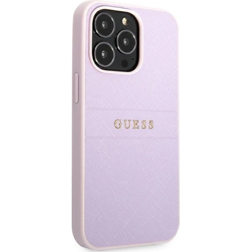 Kup Etui Guess GUHCP13LPSASBPU Apple iPhone 13 Pro purpurowy/purple Saffiano Hot Stamp & Metal Logo - GUE1671PRP - {ean13} - Sklep Home Screen