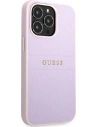Kup Etui Guess GUHCP13LPSASBPU Apple iPhone 13 Pro purpurowy/purple Saffiano Hot Stamp & Metal Logo - GUE1671PRP - {ean13} - Sklep Home Screen