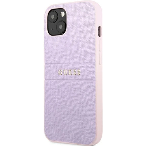 Kup Etui Guess GUHCP13MPSASBPU Apple iPhone 13 lila/purple Saffiano Hot Stamp & Metal Logo - GUE1672PRP - {ean13} - Sklep Home Screen